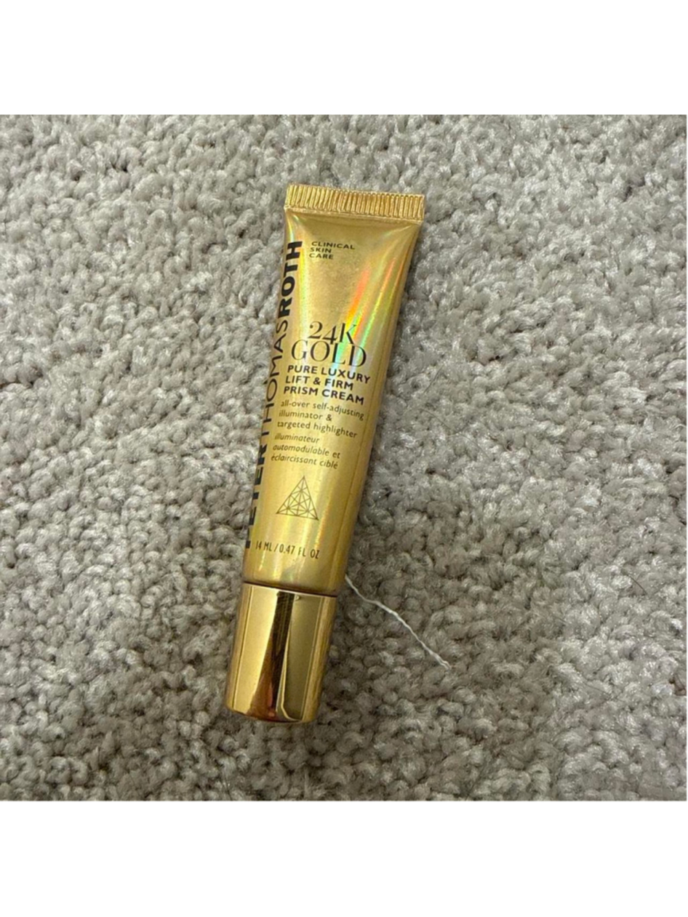 NEW Peter Thomas Roth 24K Gold Pure Luxury Lift & Firm Prism Cream 14ml